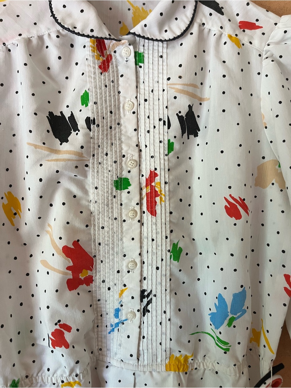 Vintage Leslie Fay retro design dress - Picture 4 of 13